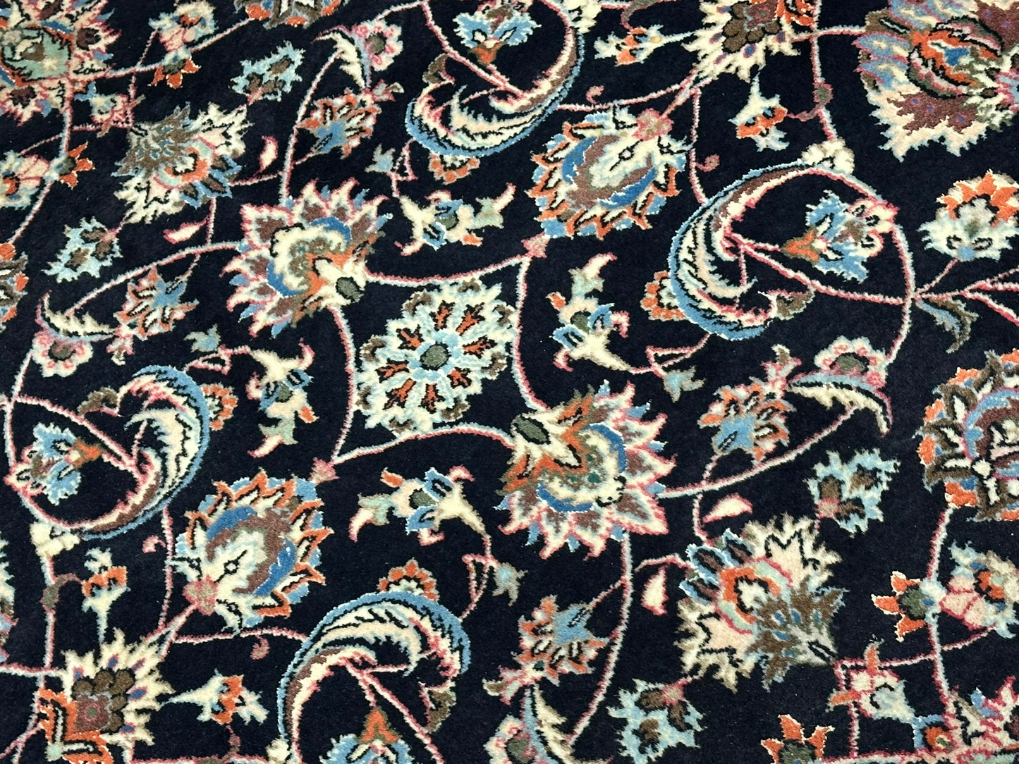 Orientteppich handgeknüpft Mesched Korkwolle 300x192 cm