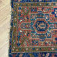 Antiker Orientteppich handgeknüpft Heriz Naturfarben 295x84 cm