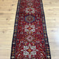 Orientteppich handgeknüpft Heriz Karadja Läufer 245x85 cm