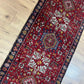 Orientteppich handgeknüpft Heriz Karadja Läufer 245x85 cm