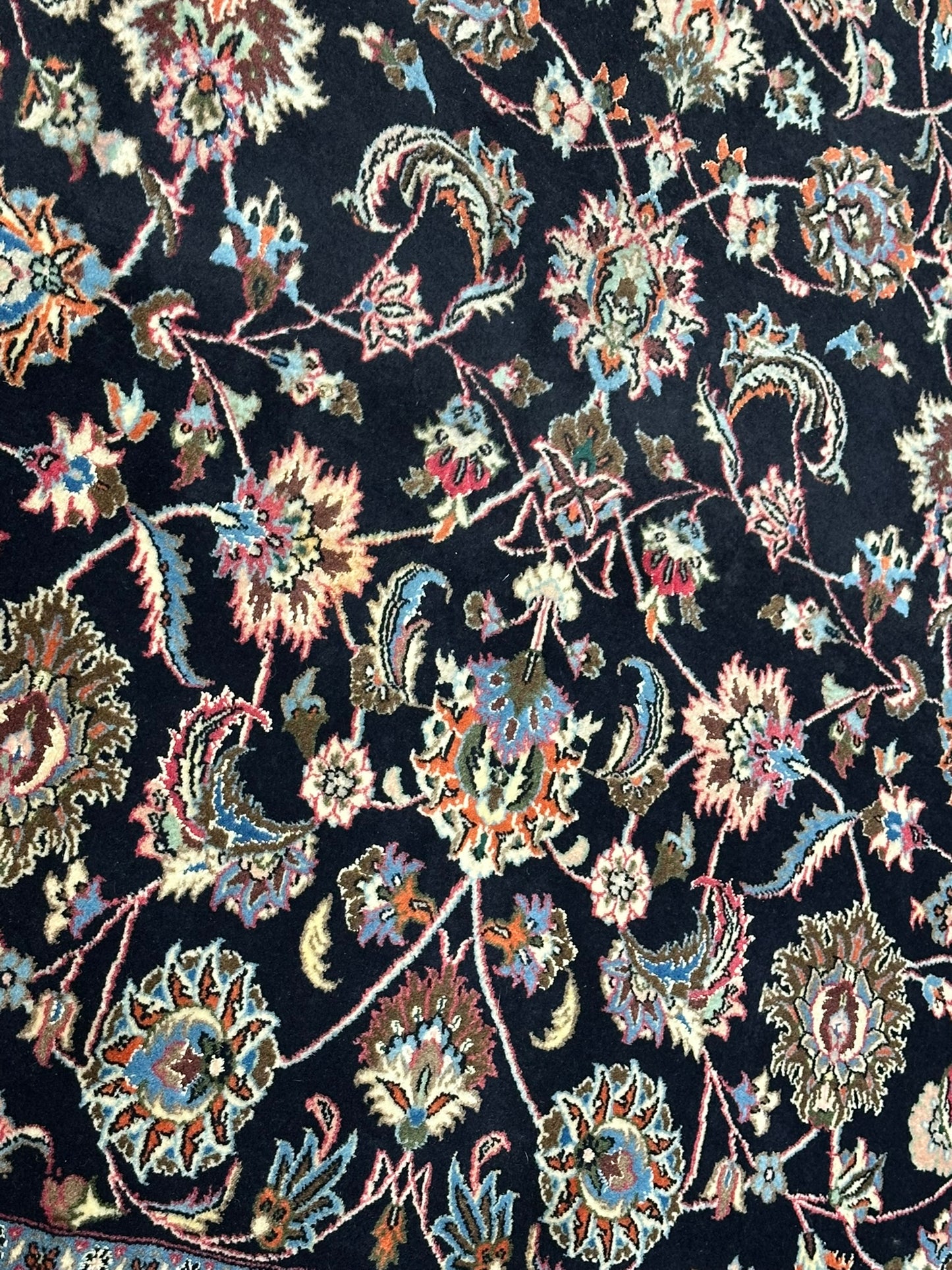 Orientteppich handgeknüpft Mesched Korkwolle 300x192 cm