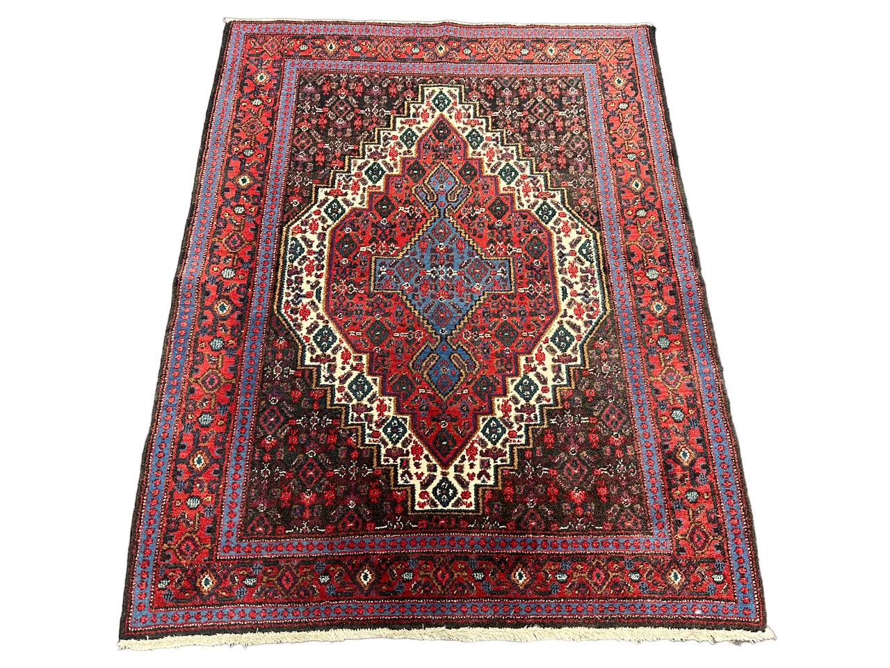 Handgeknüpfter Perser Orientteppich - Senneh Bidjar  150x120 cm