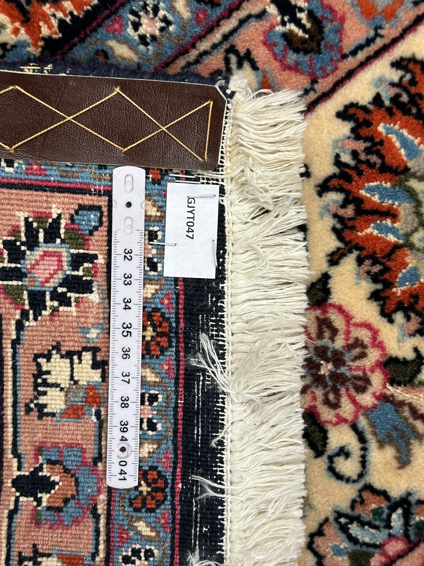 Orientteppich handgeknüpft Mesched Korkwolle 300x192 cm