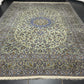 Orientteppich handgeknüpft Keshan Korkwolle signiert 430x313 cm
