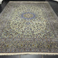 Orientteppich handgeknüpft Keshan Korkwolle signiert 430x313 cm