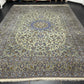 Orientteppich handgeknüpft Keshan Korkwolle signiert 430x313 cm