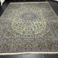 Orientteppich handgeknüpft Keshan Korkwolle signiert 430x313 cm