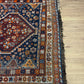Antiker Orientteppich handgeknüpft  Gaschgai naturfarben 256x160 cm