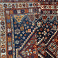 Antiker Orientteppich handgeknüpft  Gaschgai naturfarben 256x160 cm