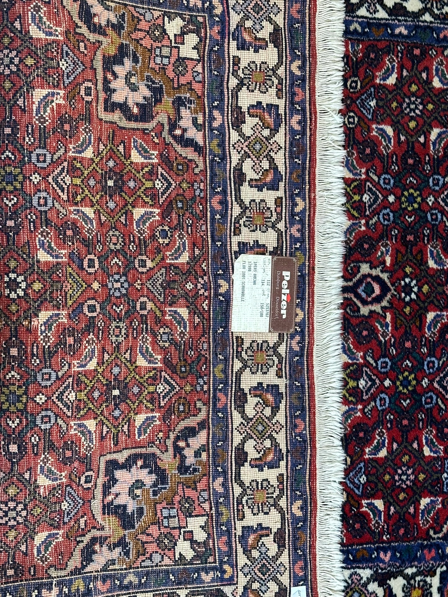 Orientteppich handgeknüpft Bidjar 150x85 cm