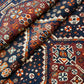 Antiker Orientteppich handgeknüpft  Gaschgai naturfarben 256x160 cm