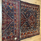 Antiker Orientteppich handgeknüpft  Gaschgai naturfarben 256x160 cm