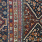 Antiker Orientteppich handgeknüpft  Gaschgai naturfarben 256x160 cm