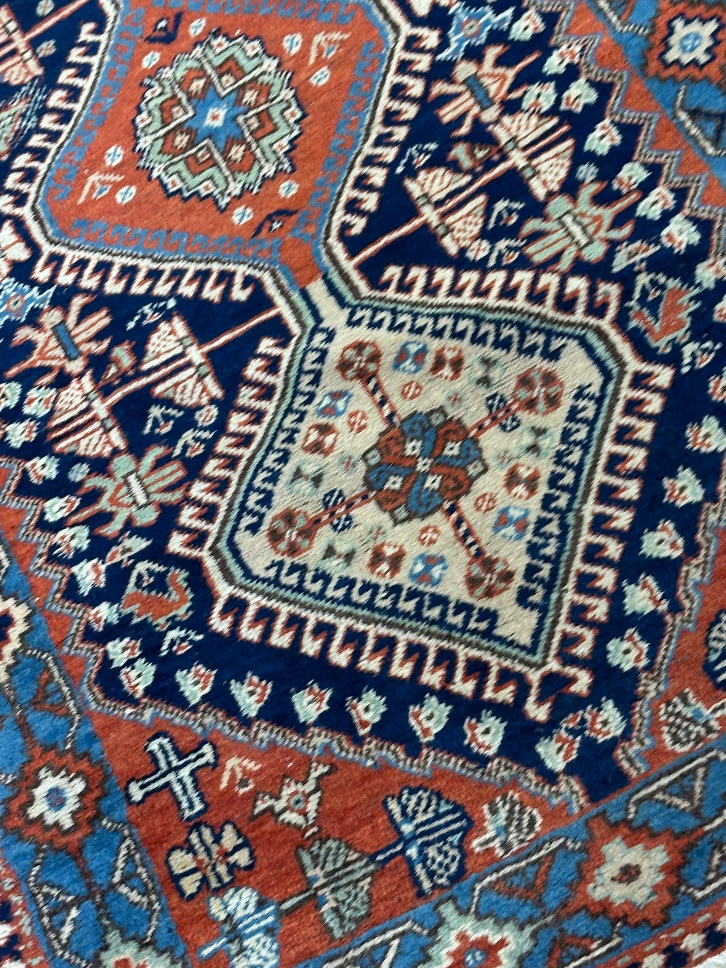 Orientteppich handgeknüpft Ghaschghai Läufer 303x85 cm