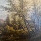 Jac. Hoffmann (1894) Ölgemälde Landschaft mit Bauernhaus 30x44cm