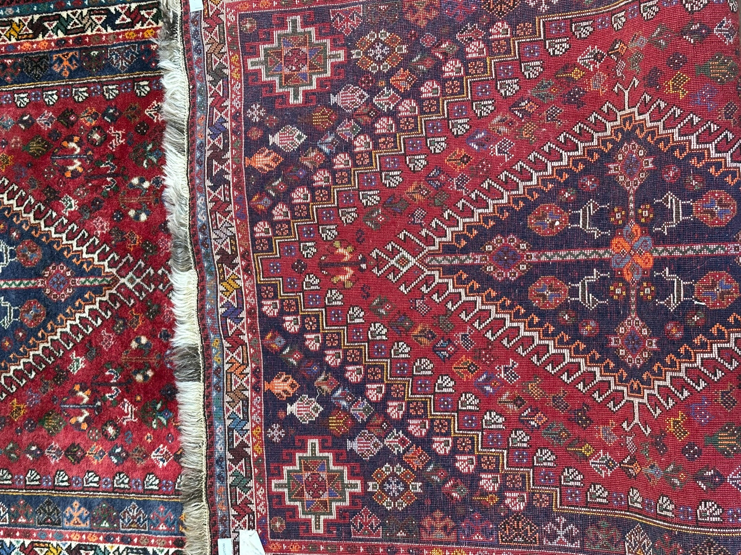 Orientteppich handgeknüpft Ghaschghai Läufer 245x90 cm