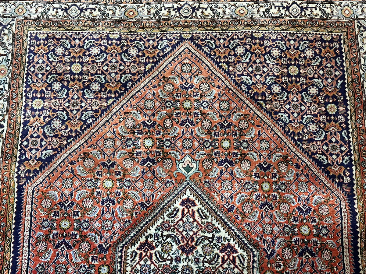 Orientteppich handgeknüpft Bidjar Korkwolle 160x113 cm