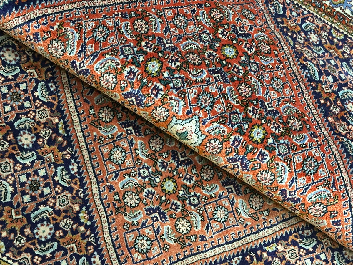 Orientteppich handgeknüpft Bidjar Korkwolle 160x113 cm
