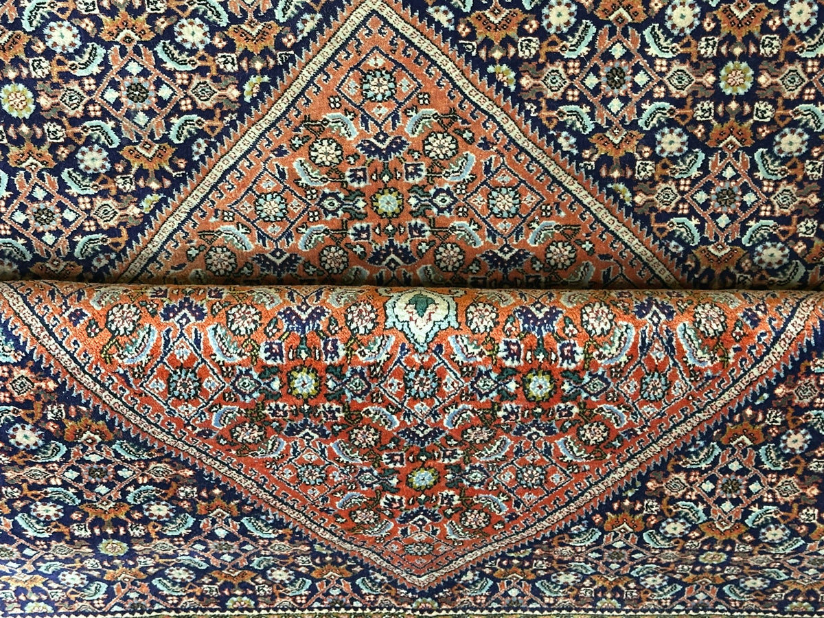 Orientteppich handgeknüpft Bidjar Korkwolle 160x113 cm