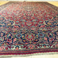 Antiker Orientteppich handgeknüpft  Keschan Korkwolle 220x130 cm