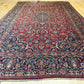 Antiker Orientteppich handgeknüpft  Keschan Korkwolle 220x130 cm