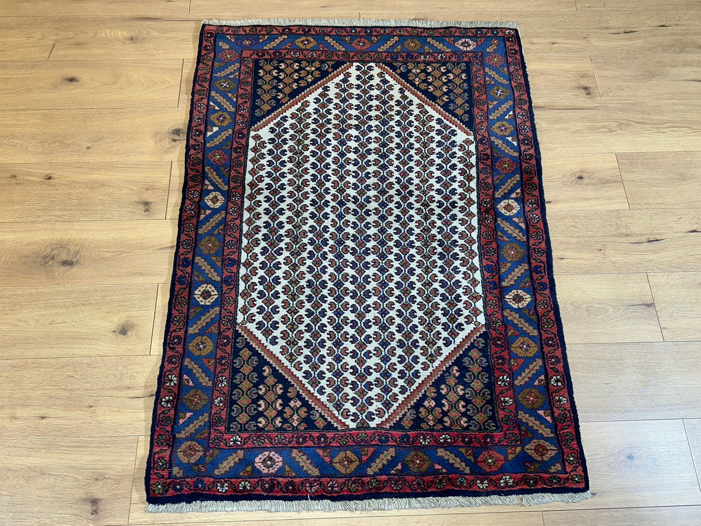 Orientteppich handgeknüpft Hamadan 145x100 cm