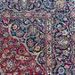 Antiker Orientteppich handgeknüpft  Keschan Korkwolle 220x130 cm