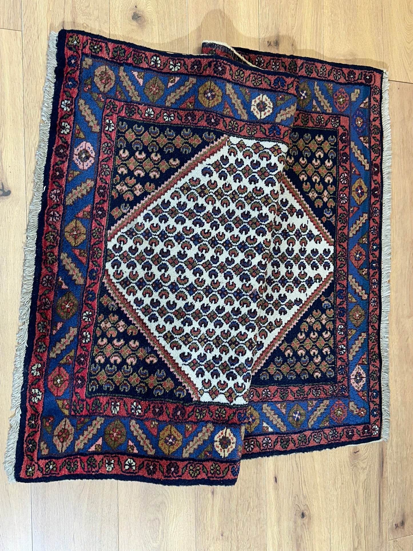 Orientteppich handgeknüpft Hamadan 145x100 cm