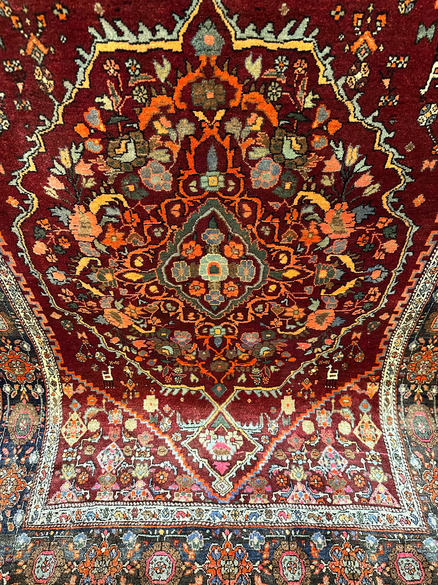 Handgeknüpfter Perser Orientteppich - Bidjar Korkwolle - 220x140 cm