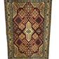 Orientteppich handgeknüpft Nain Korkwolle mit Seide 135x83 cm