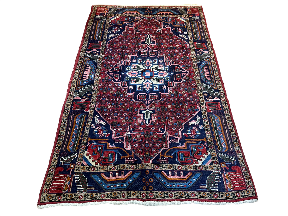 Orientteppich handgeknüpft Hamadan Top 245x150 cm