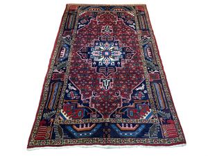 Orientteppich handgeknüpft Hamadan Top 245x150 cm