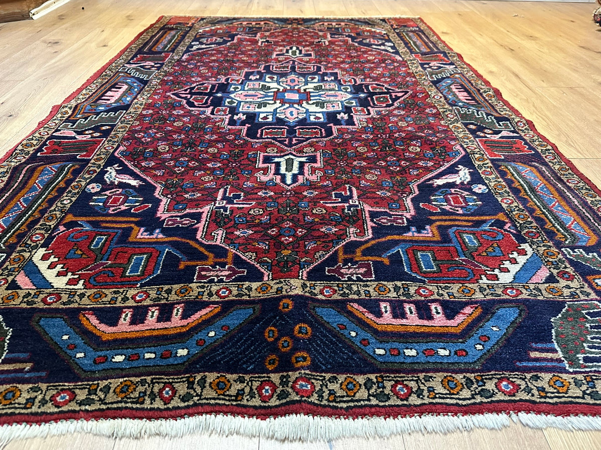 Orientteppich handgeknüpft Hamadan Top 245x150 cm