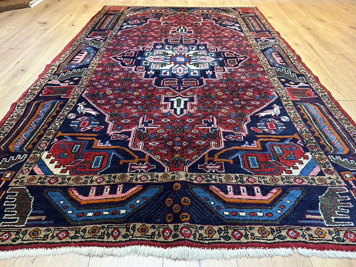 Orientteppich handgeknüpft Hamadan Top 245x150 cm
