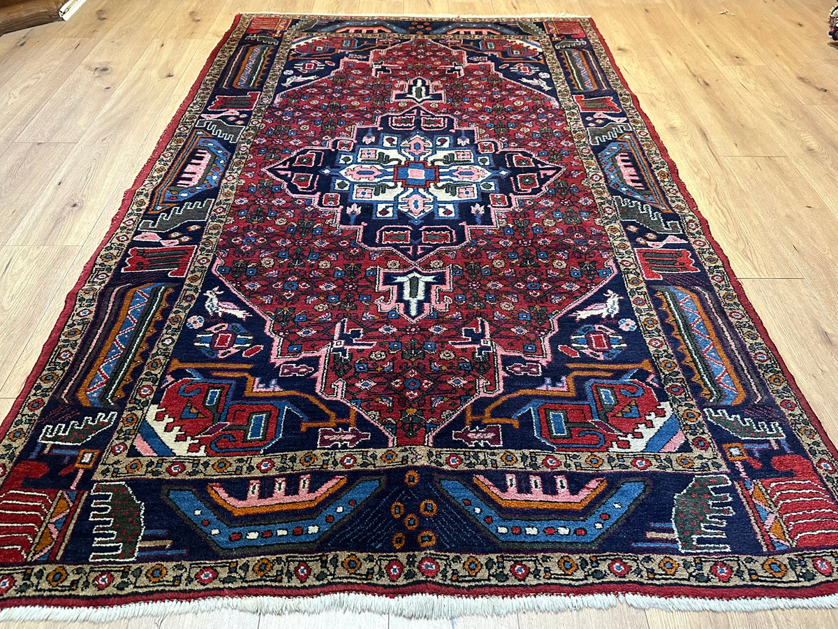 Orientteppich handgeknüpft Hamadan Top 245x150 cm