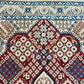 Orientteppich handgeknüpft Nain Korkwolle mit Seide 135x83 cm