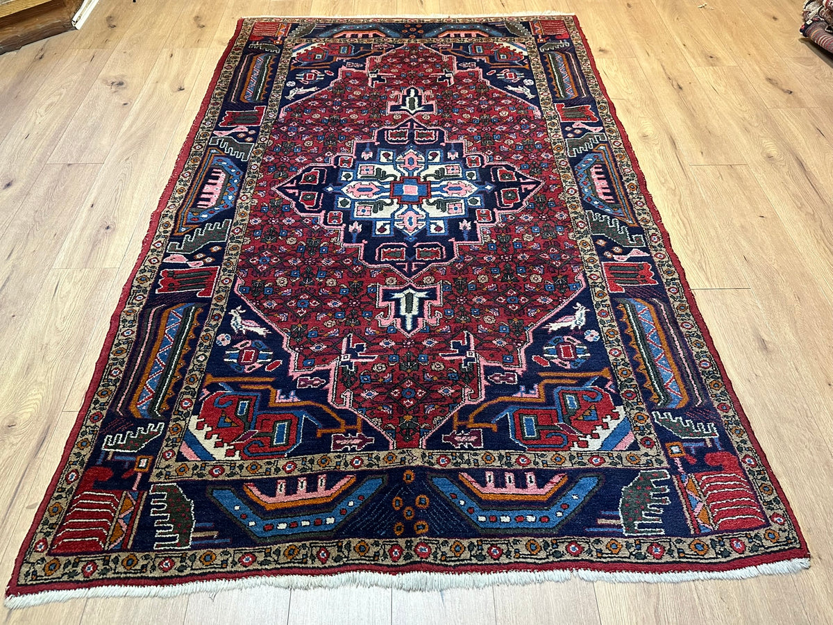 Orientteppich handgeknüpft Hamadan Top 245x150 cm