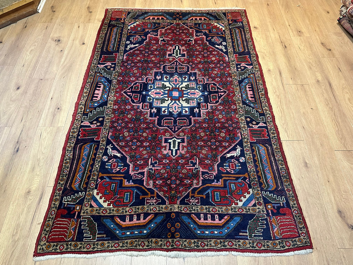 Orientteppich handgeknüpft Hamadan Top 245x150 cm