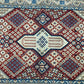 Orientteppich handgeknüpft Nain Korkwolle mit Seide 135x83 cm