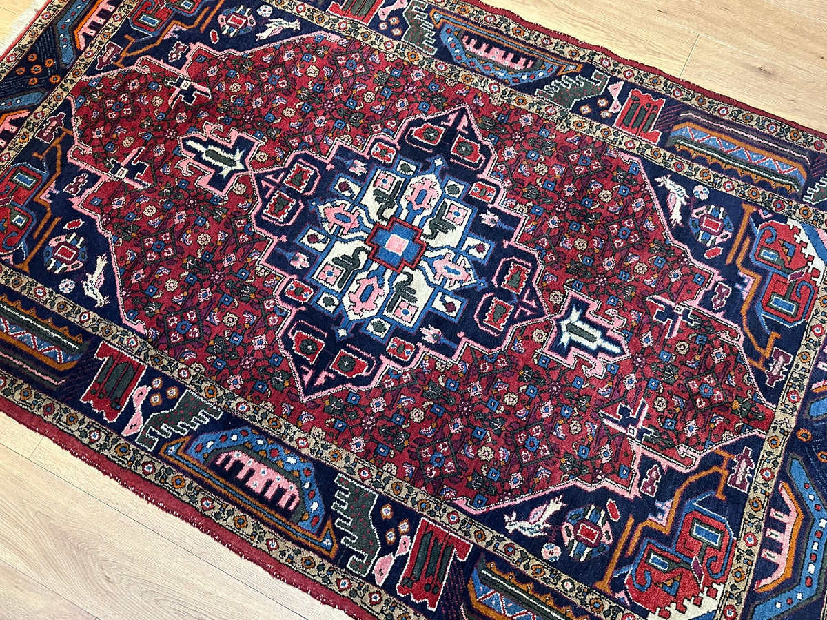 Orientteppich handgeknüpft Hamadan Top 245x150 cm