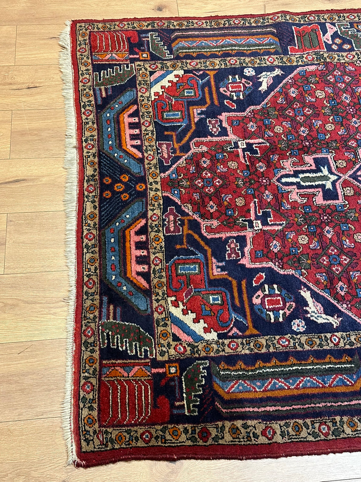 Orientteppich handgeknüpft Hamadan Top 245x150 cm