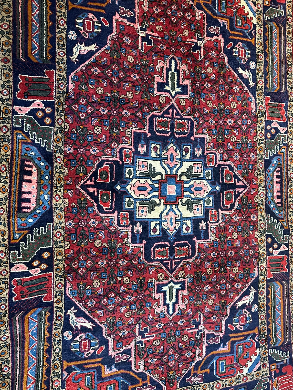 Orientteppich handgeknüpft Hamadan Top 245x150 cm