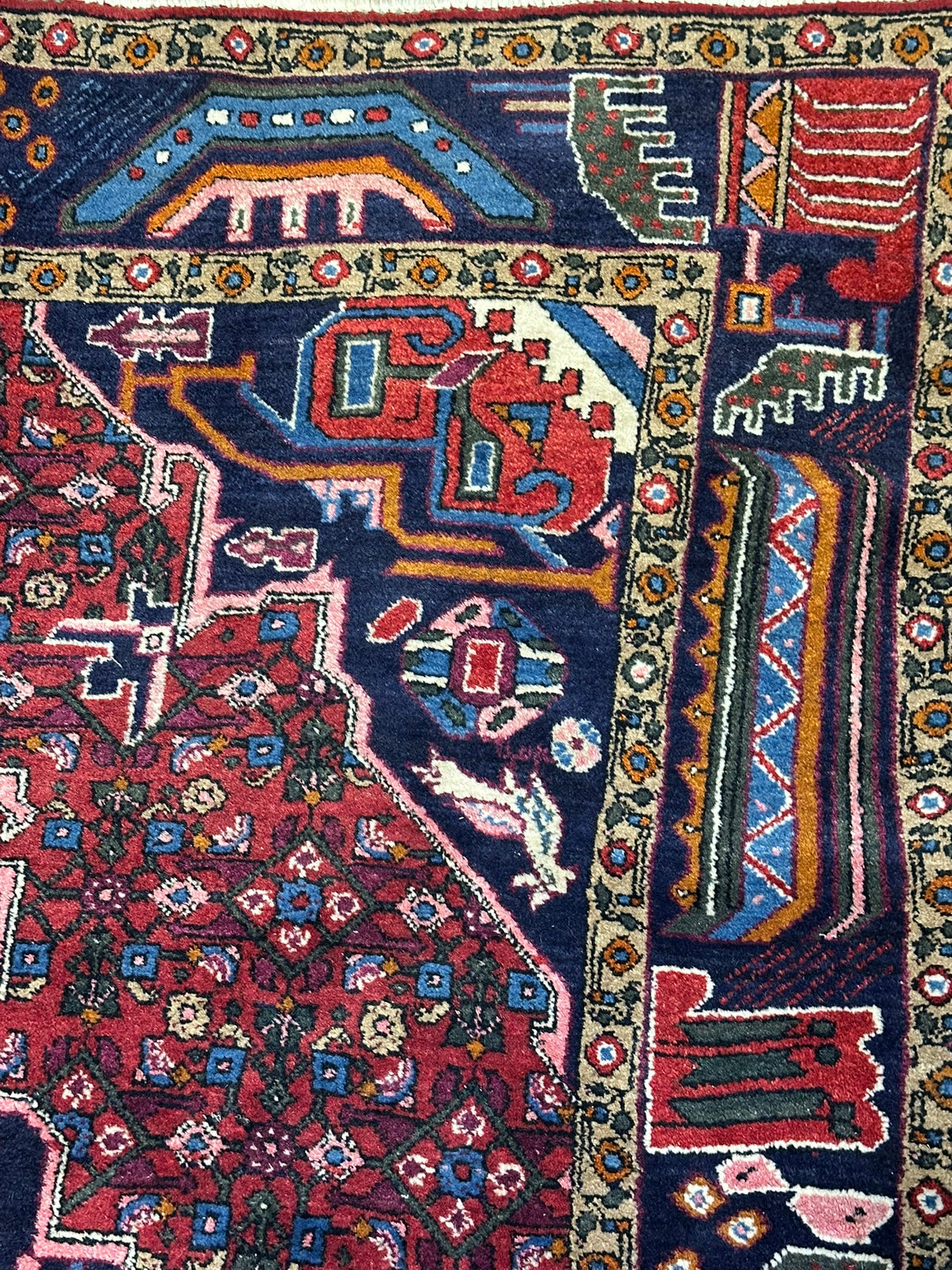 Orientteppich handgeknüpft Hamadan Top 245x150 cm