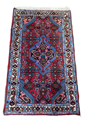Orientteppich handgeknüpft Hamadan Top 134x82 cm