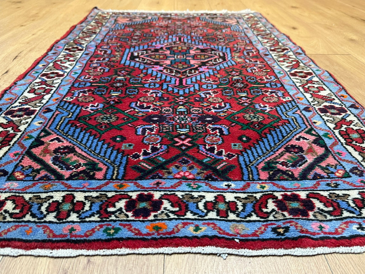 Orientteppich handgeknüpft Hamadan Top 134x82 cm