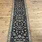 Orientteppich handgeknüpft Nain Korkwolle mit Seide Läufer 296x68 cm