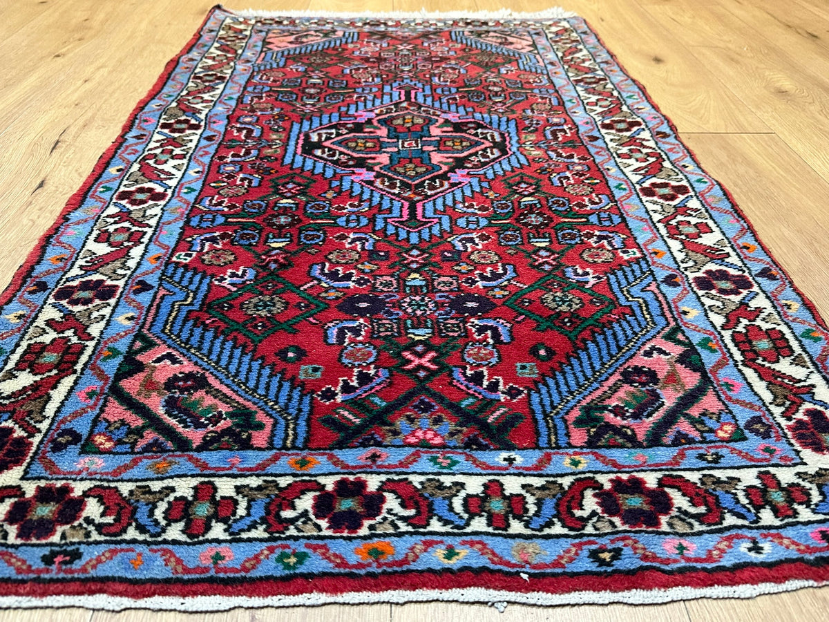 Orientteppich handgeknüpft Hamadan Top 134x82 cm