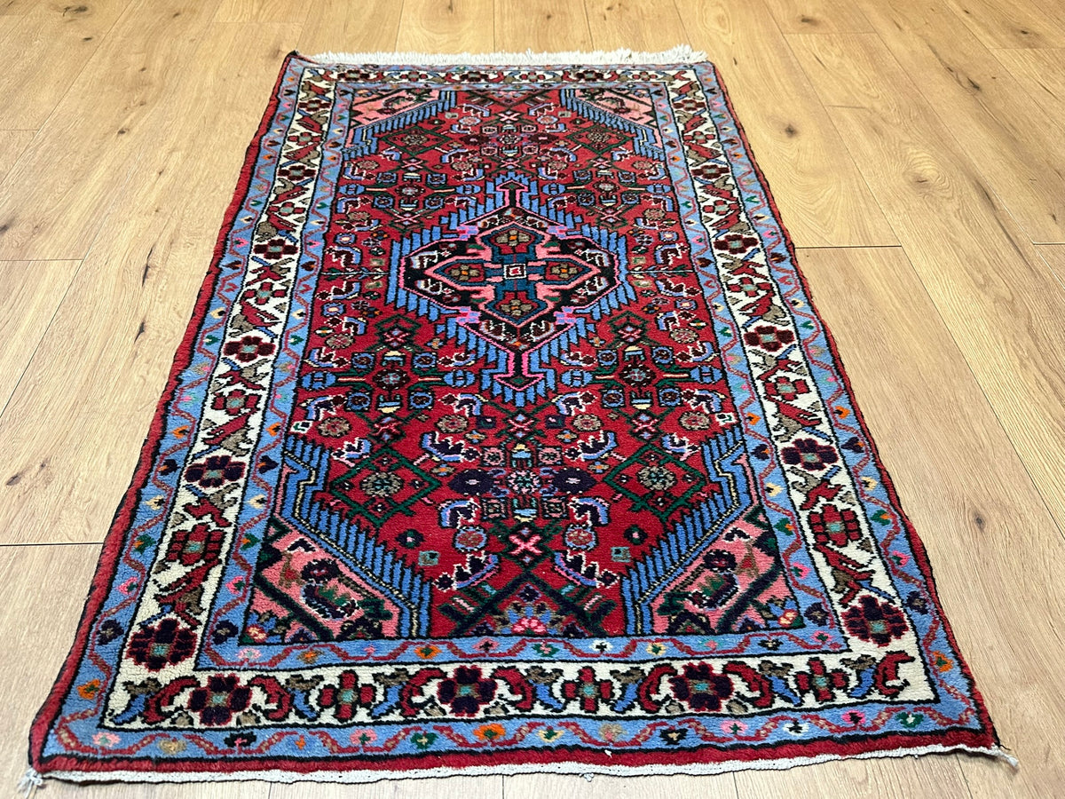 Orientteppich handgeknüpft Hamadan Top 134x82 cm