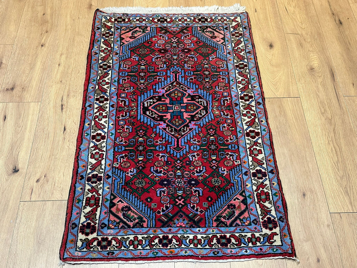 Orientteppich handgeknüpft Hamadan Top 134x82 cm