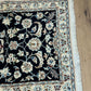 Orientteppich handgeknüpft Nain Korkwolle mit Seide Läufer 296x68 cm